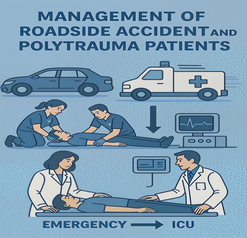 Management of Roadside Accident and Polytrauma Patients